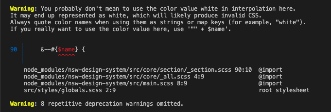 Deprecated Dependency · Issue #213 · digitalnsw/nsw-design-system · GitHub