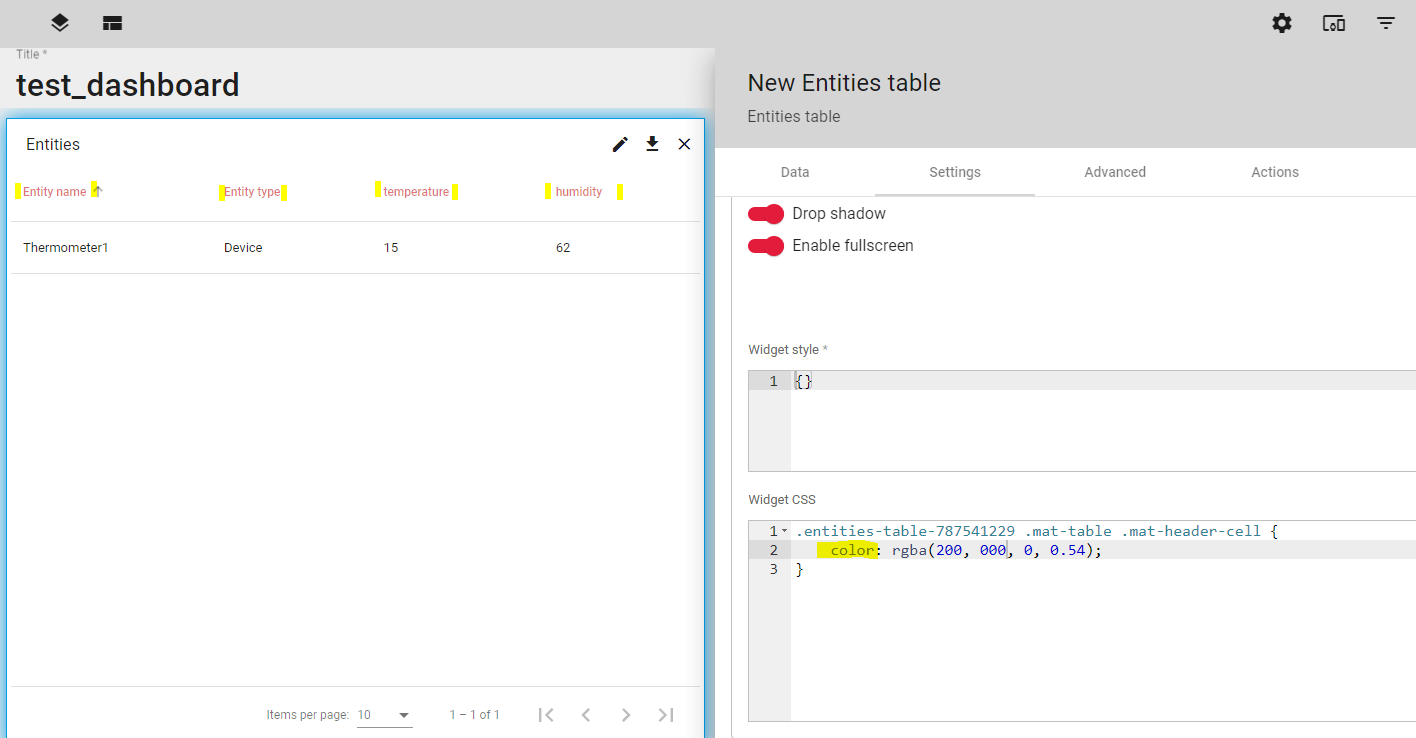 [Bug] Widget CSS Backgroundcolor not changeable · Issue 8299