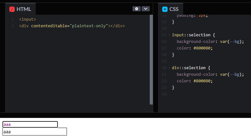 Please fix or support the CSS variables in ::selection · Issue #3370 ...