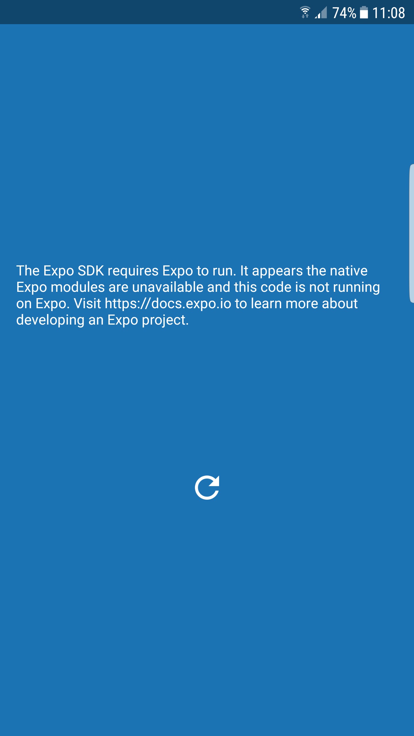 App crashes on standalone app - android - on fresh install · Issue ...