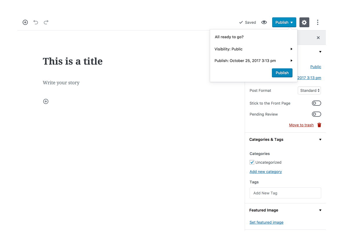 Consolidate status and visibility section in one place · Issue #3152 ...