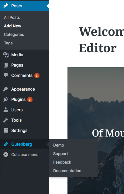 Add a "Feedback" link to Gutenberg · Issue #8725 · WordPress/gutenberg ...