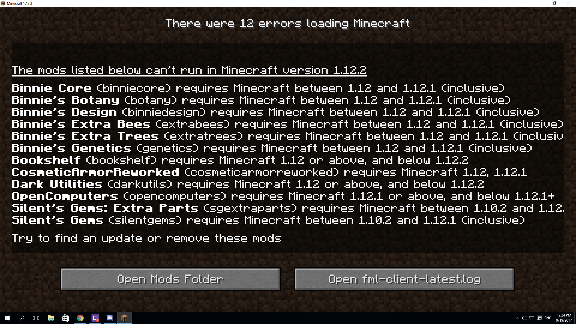 minecraft mod loading error | pdf | computer... Doesn't work on 1.12.2 · Issue #2530 · MightyPirates/OpenComputers · GitHub