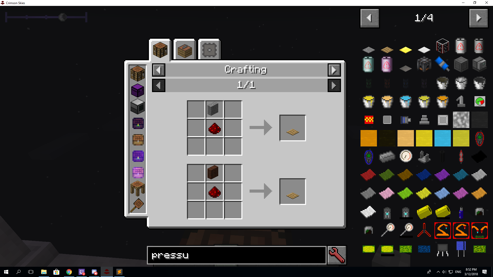 Wooden Pressure Plate & Crafting Pressure Plates From Wooden Planks
