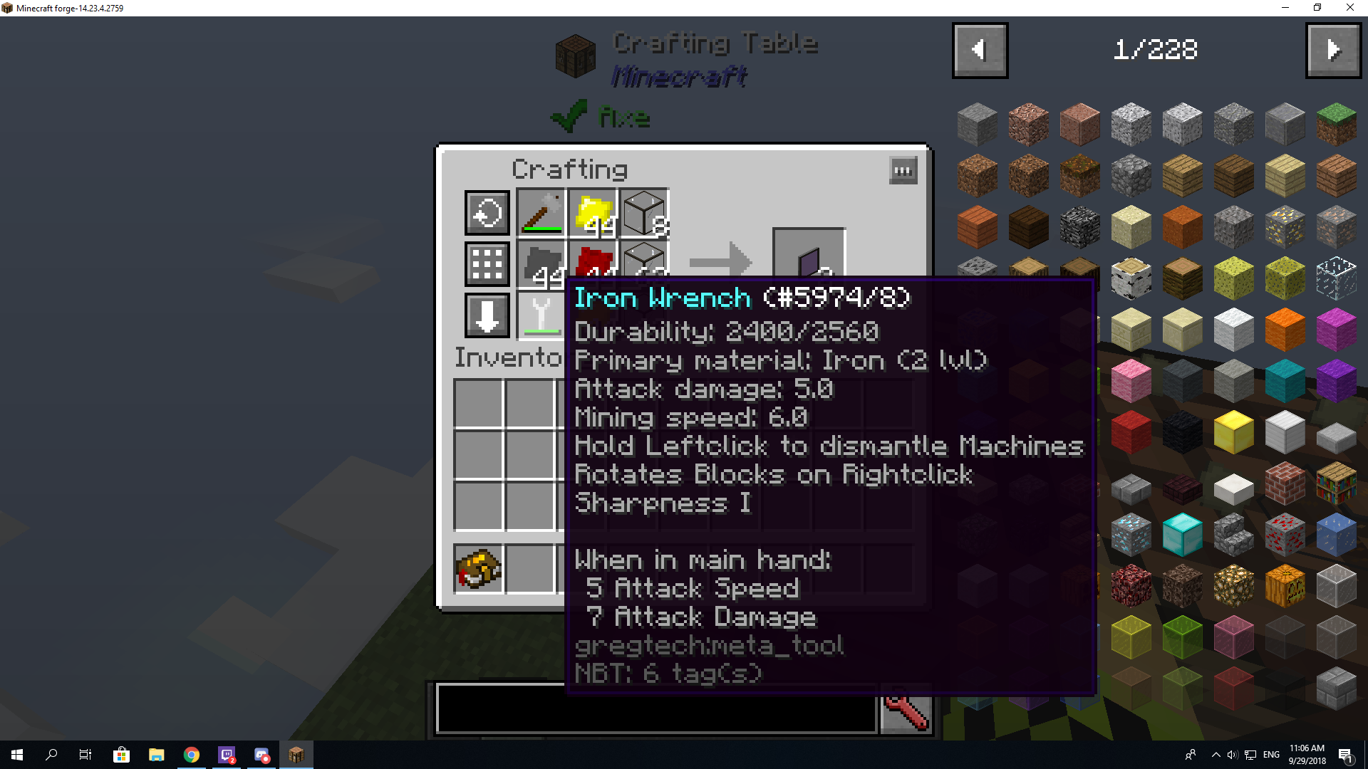 Tools Of All Materials Don't Work In Custom Recipes · Issue #335 ...