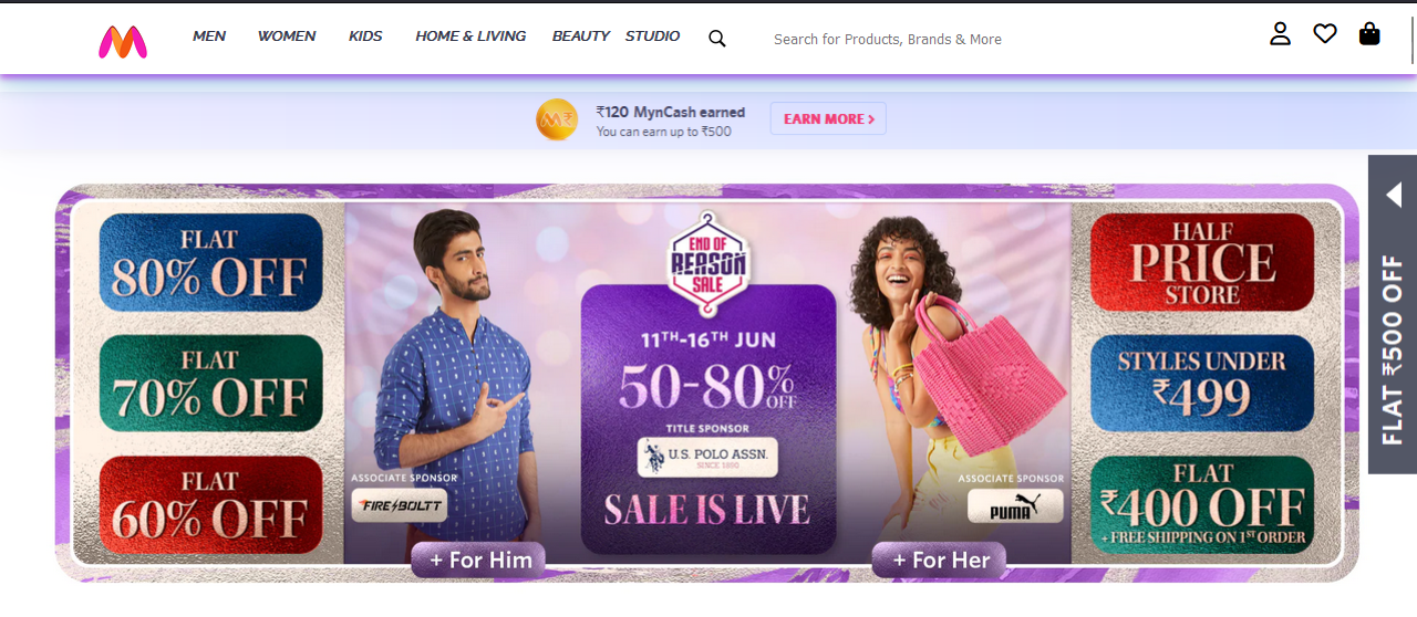 GitHub - akashbhadouria/Myntra-Clone: Created Myntra clone, a online ...