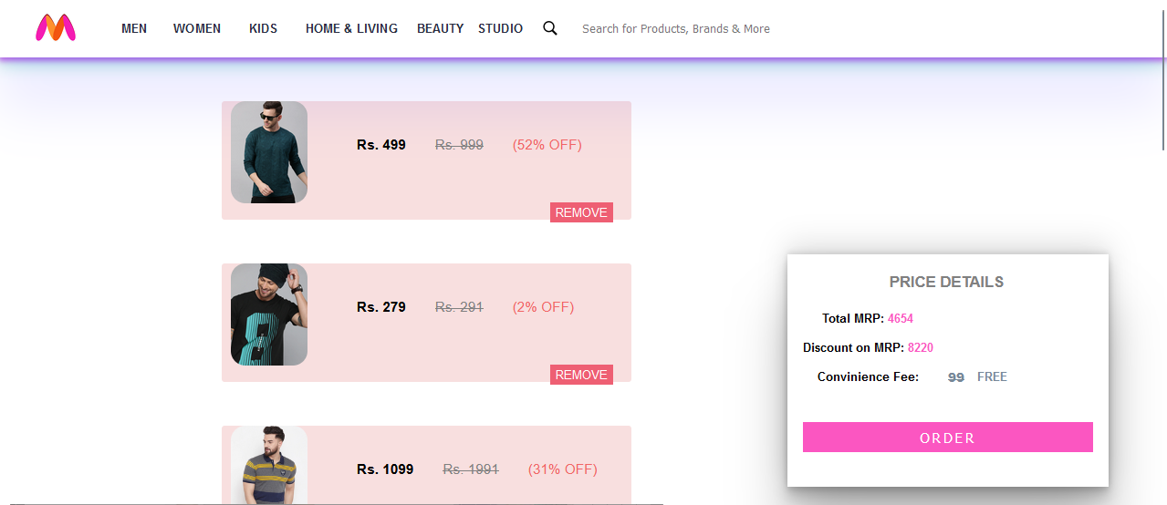 GitHub - akashbhadouria/Myntra-Clone: Created Myntra clone, a online ...