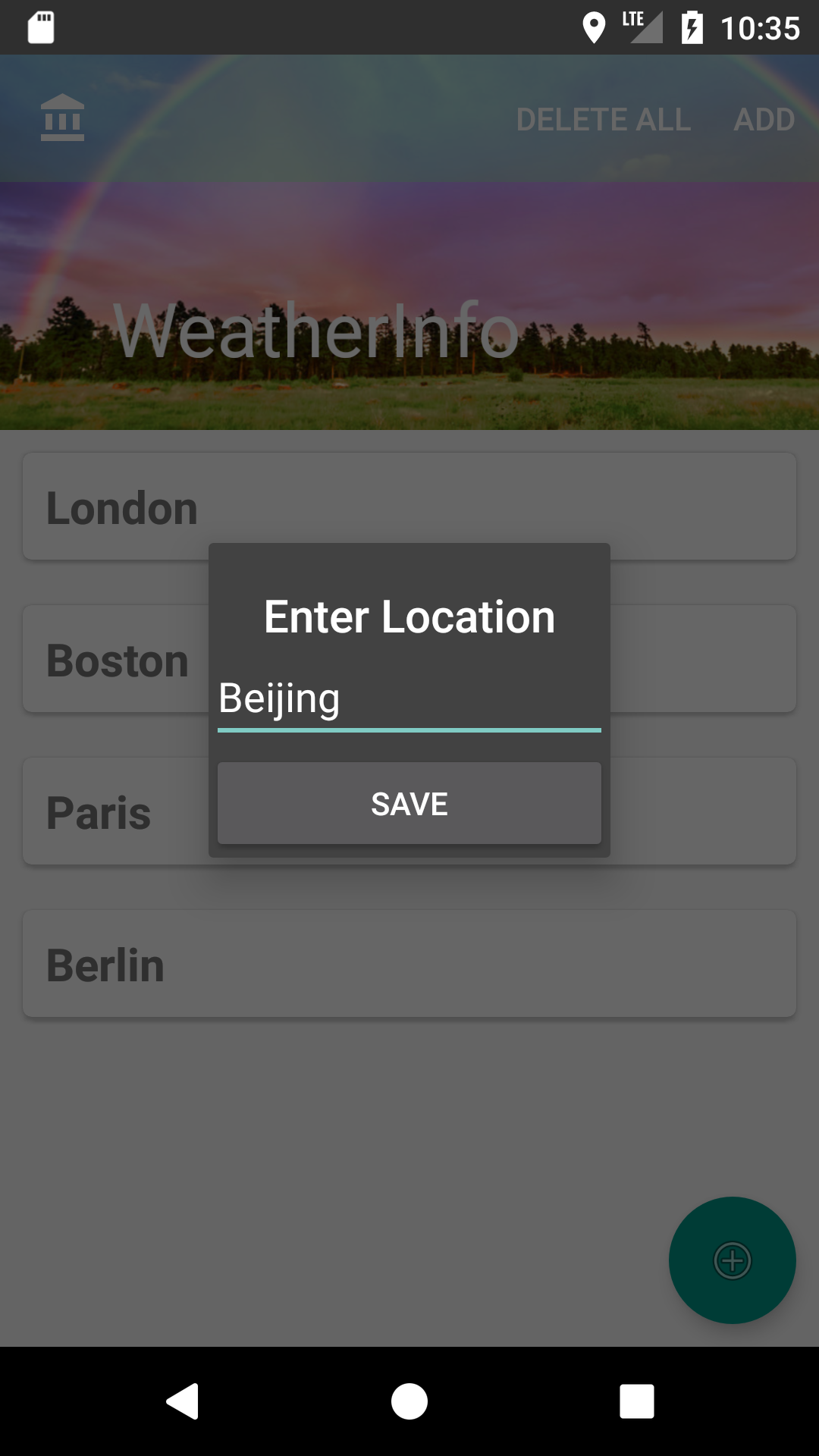 GitHub - nicktej/Android-Weather-Info: Weather application that allows ...