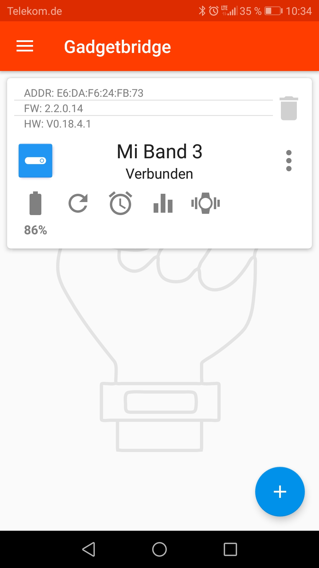 mi band 5 gadgetbridge