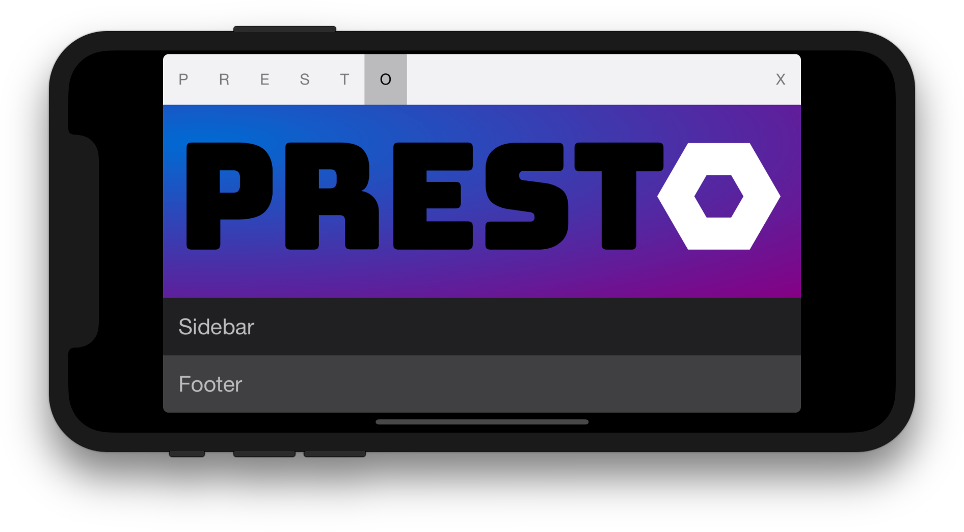 Presto Screenshot