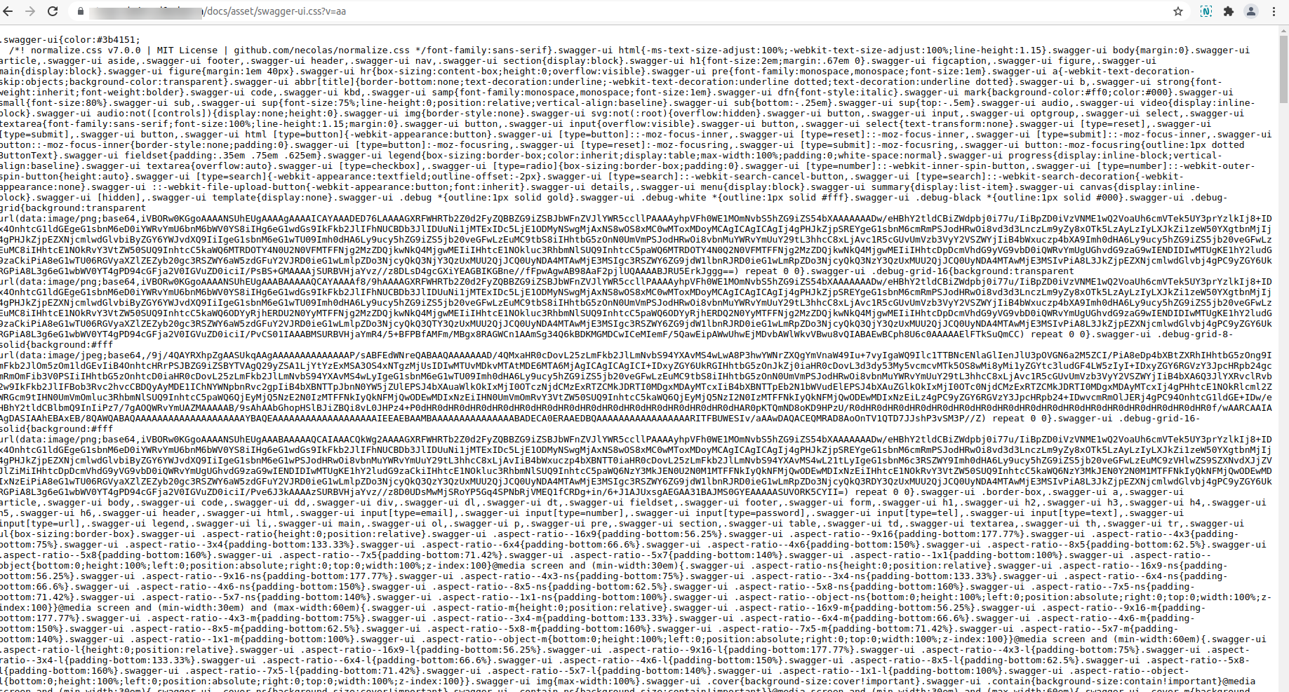 Swagger UI is not being displayed on the server. · Issue #405 ...