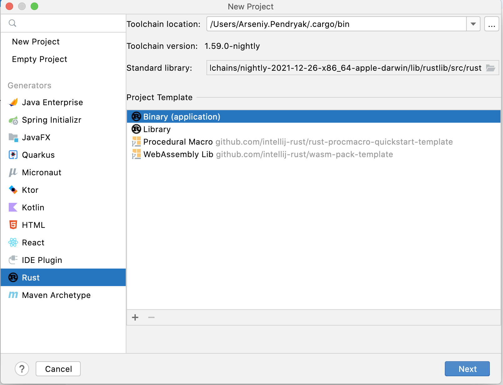 Wrong indents in new project wizard in IDEA 2022.1 · Issue #8508 · intellij -rust/intellij-rust · GitHub