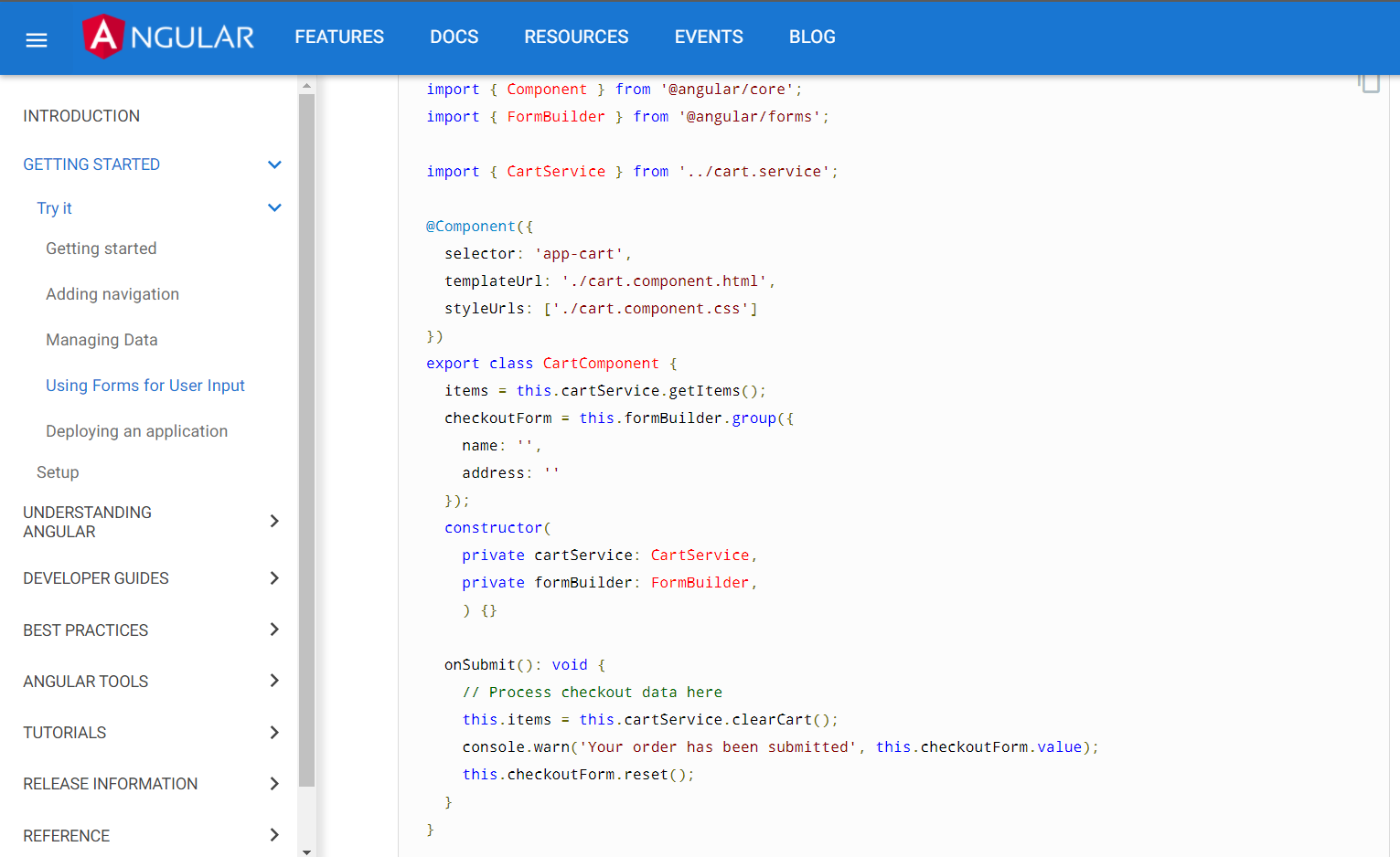 docs: code section font doesn't look good · Issue #40666 · angular ...