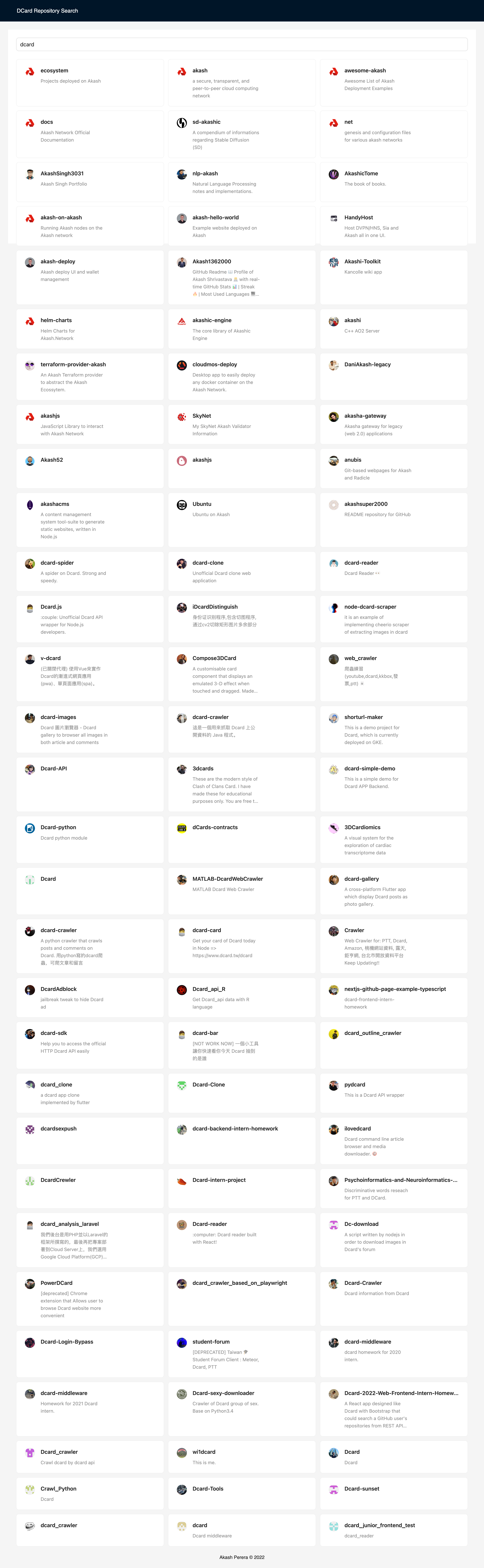 GitHub - akashennn/dcard-scroll: Simple web application built using ...