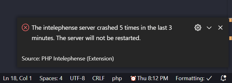 Server crashes on launch: `Error: EBADF: bad file descriptor, uv_pipe ...