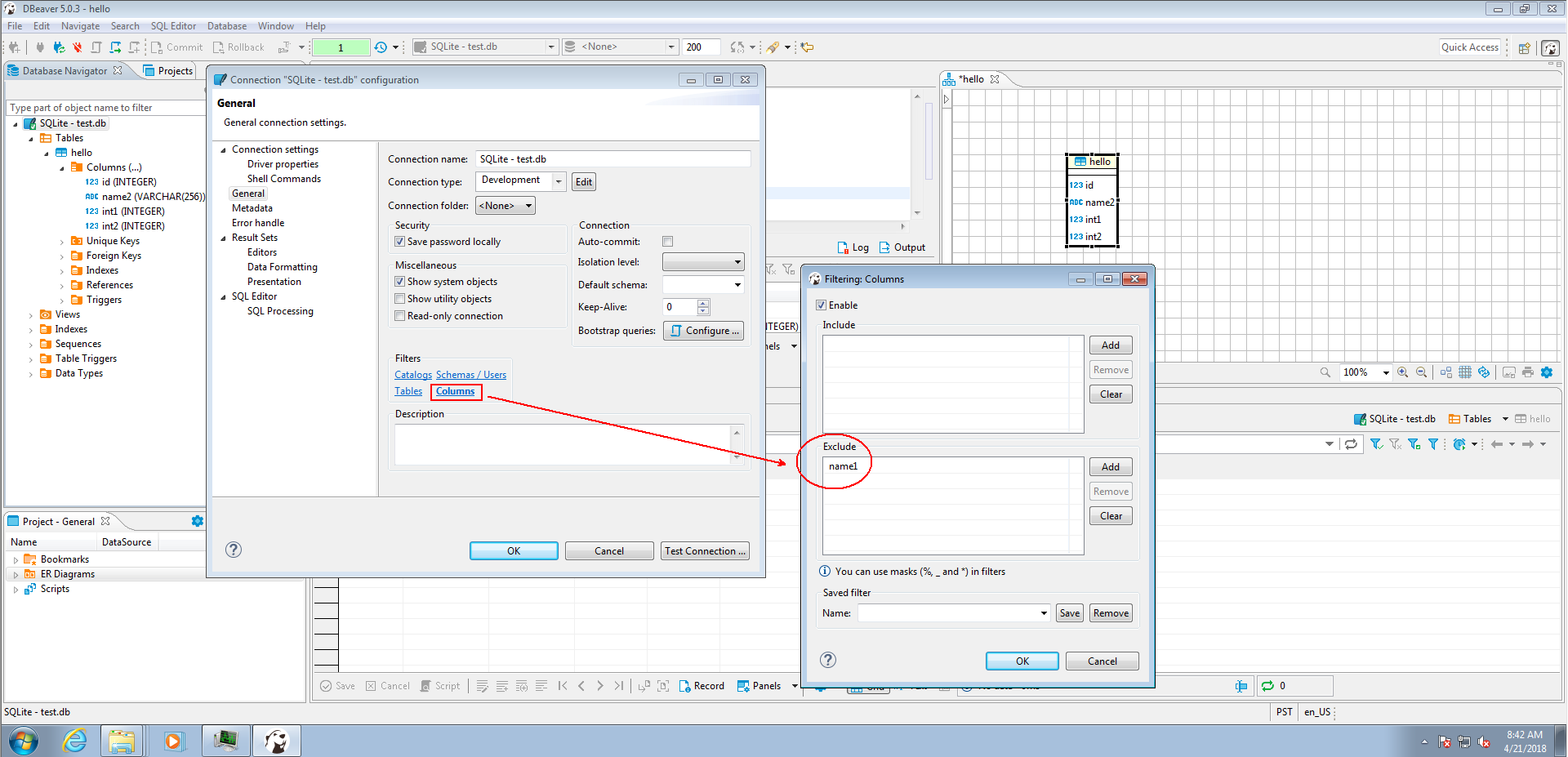 Columns visibility configuration in results view · Issue #3201 ...