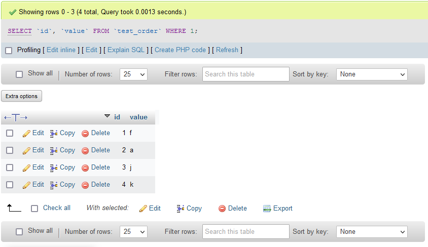 Query results are sorted ASC when ORDER BY is not specified · Issue ...