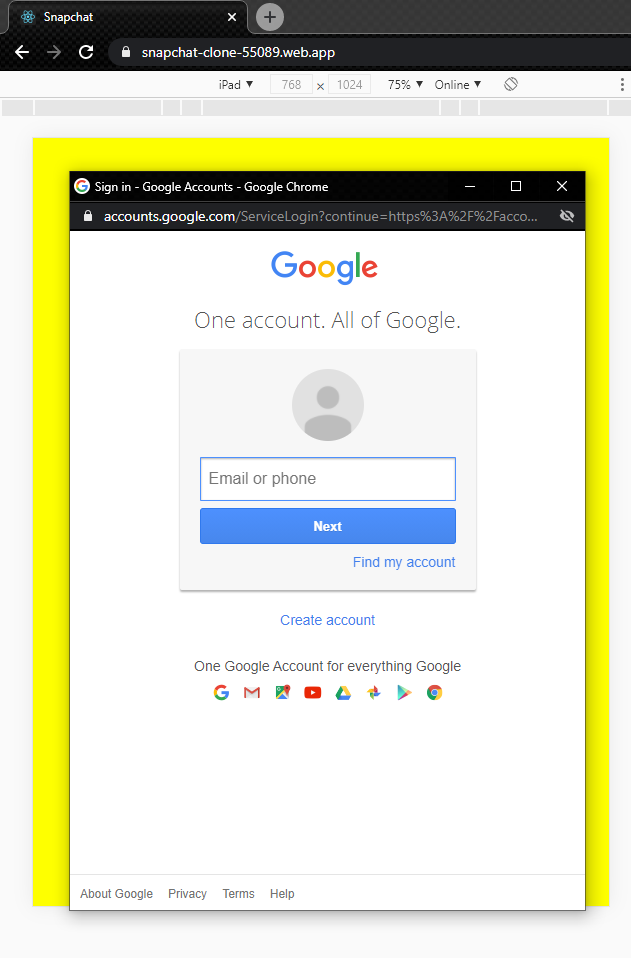 GitHub - aditya278/react-snapchat-clone: A clone of Snapchat (social ...