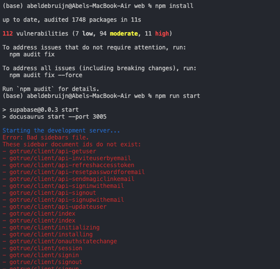 First documentation contribution · supabase · Discussion #1809 · GitHub