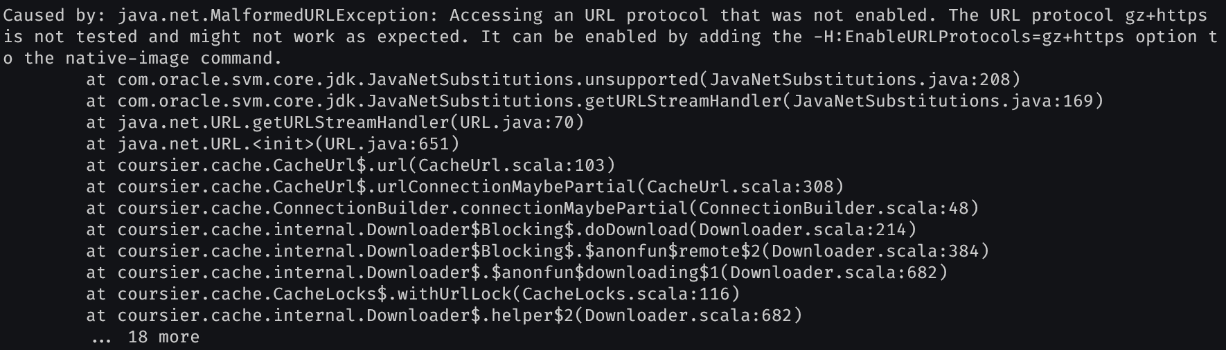 cs update fails with download error · Issue #2362 · coursier/coursier ...