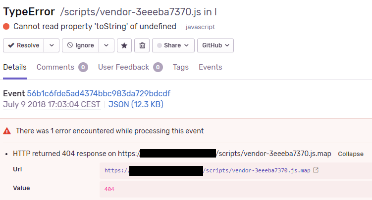 Sourcemap not found: http 404 · Issue #339 · getsentry/sentry-cli · GitHub