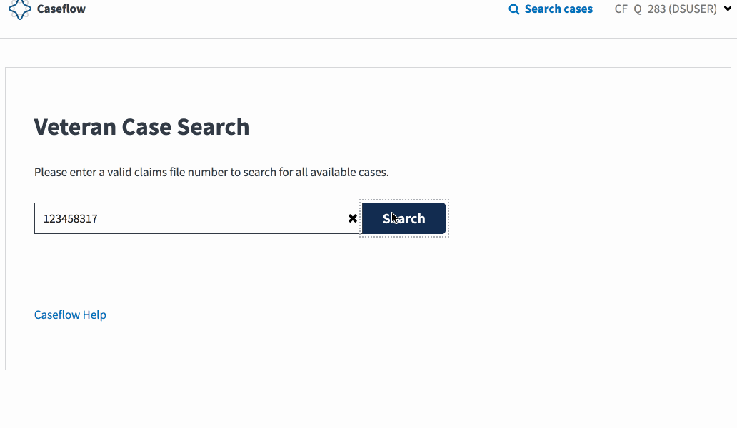 Case search / Case list Add Higher Level Reviews and Supplemental