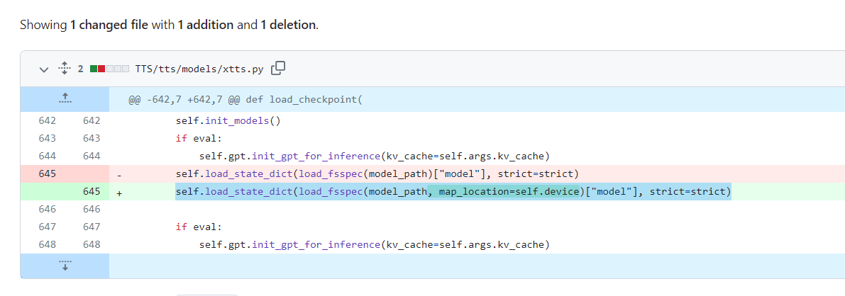 [Bug] Doesn't respect the cuda flag · Issue #2947 · coqui-ai/TTS · GitHub