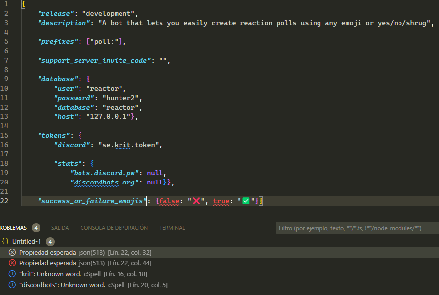 Redacted config.json · Issue #20 · ioistired/reactor-bot · GitHub