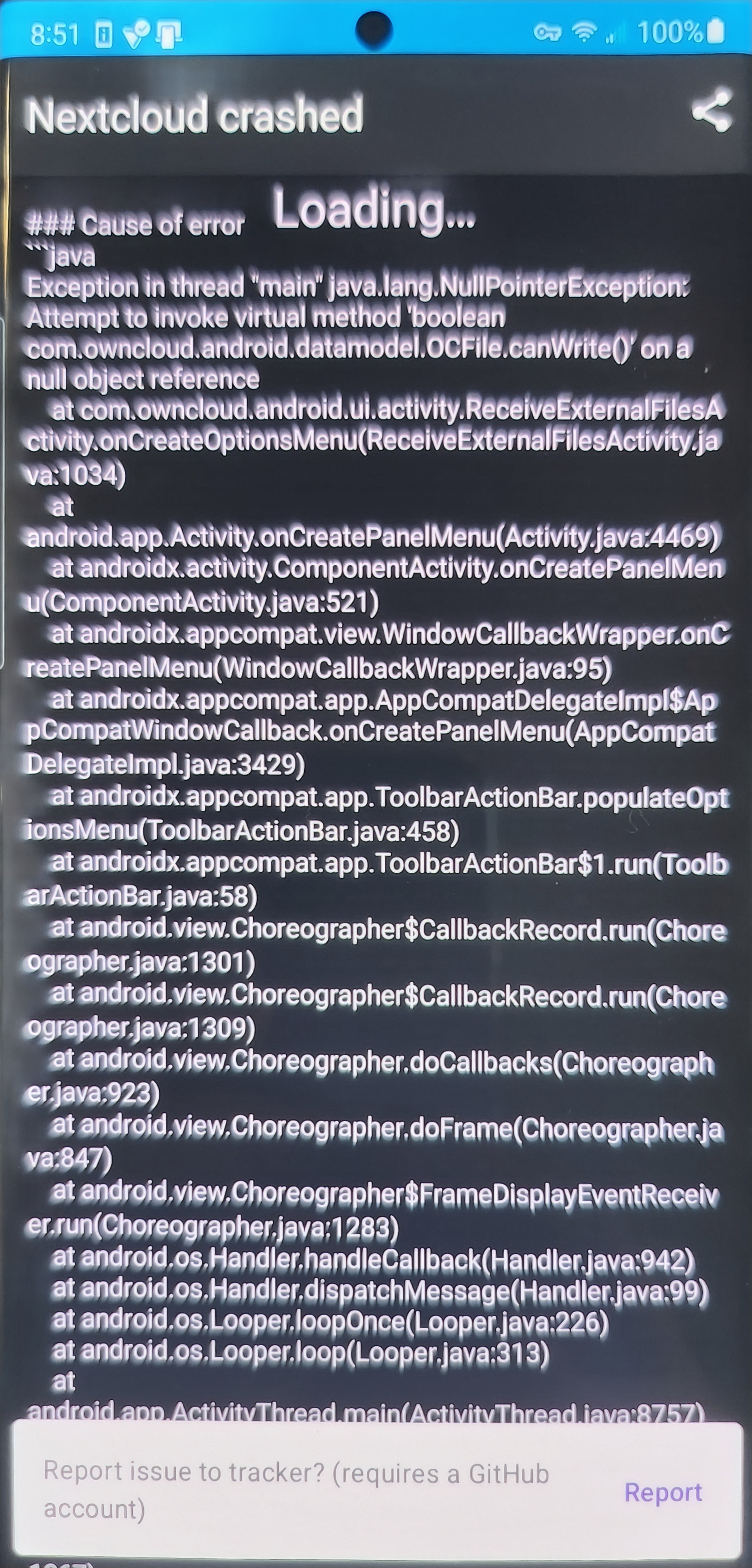 Nextcloud share with crash · Issue #11420 · nextcloud/android · GitHub
