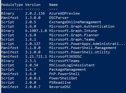 Export-M365DSCConfiguration continually fails in GCC-High environment ...