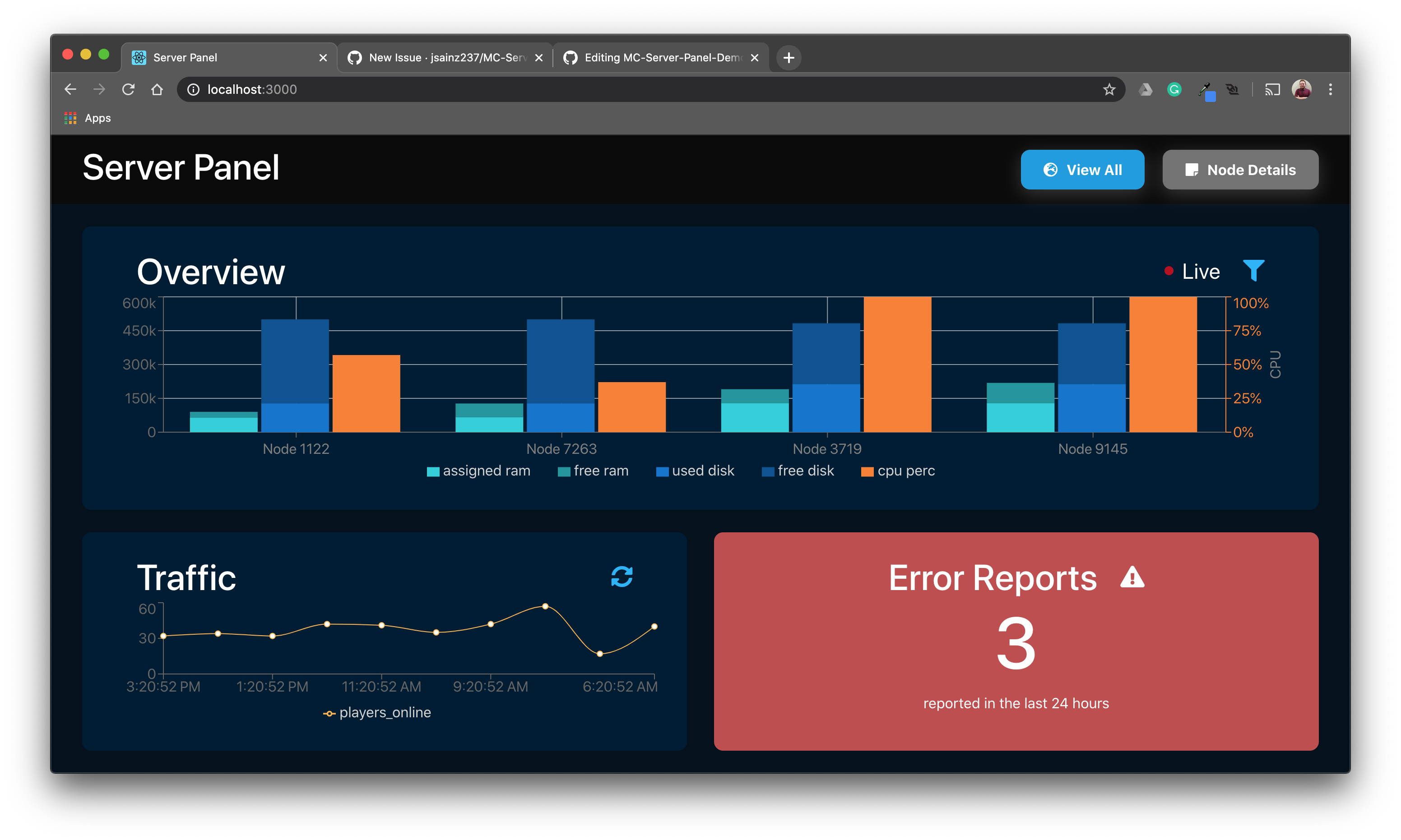 GitHub - jsainz237/MC-Server-Panel-Demo: Copy of server panel project ...