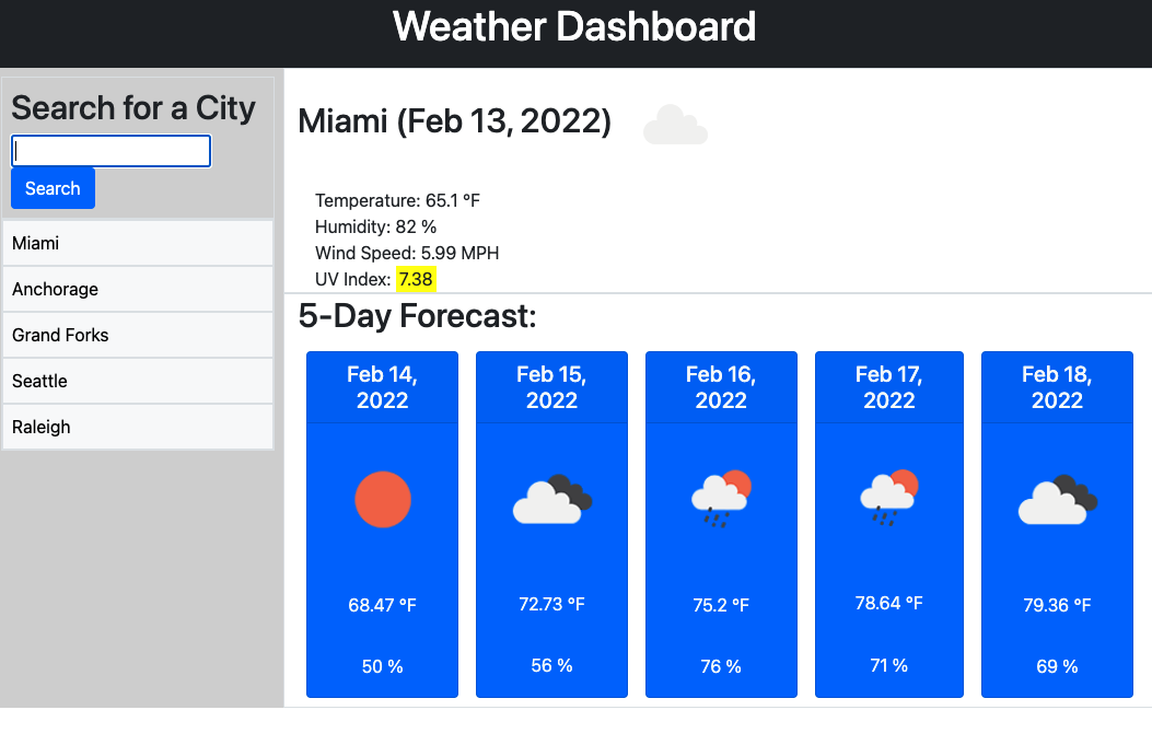 GitHub - utilrr/weather: weather dashboard