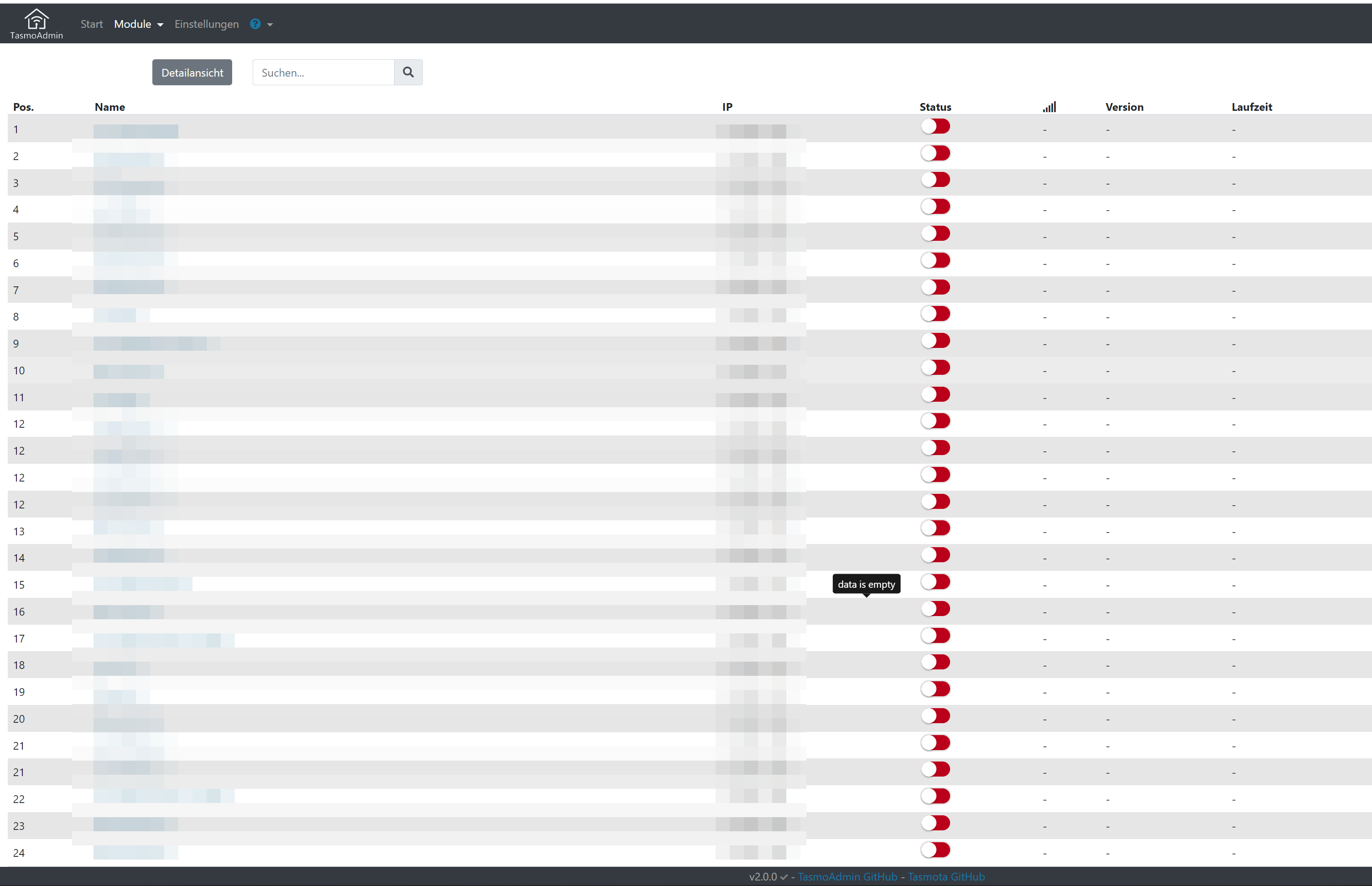 No values in Module List in Version 2.0 · Issue #581 · TasmoAdmin ...