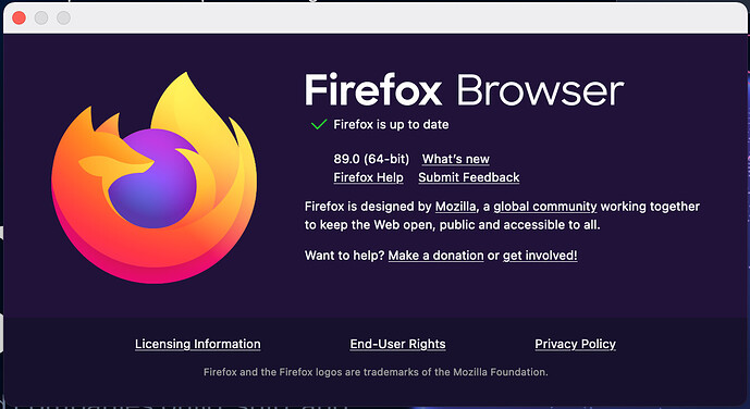 About Firefox