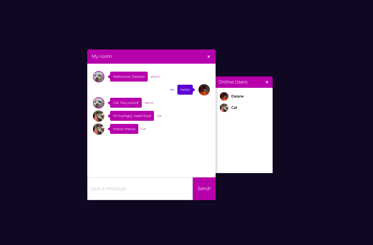 GitHub - DaianeSL/realtime-chat-application: Real time chat application ...