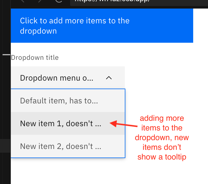 [Bug]: Tooltip not visible for newly added items in · Issue #11762 ...