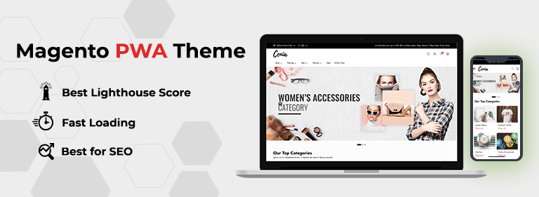 Magento 2 PWA Studio CENIA THEME By CEDCOMMERCE