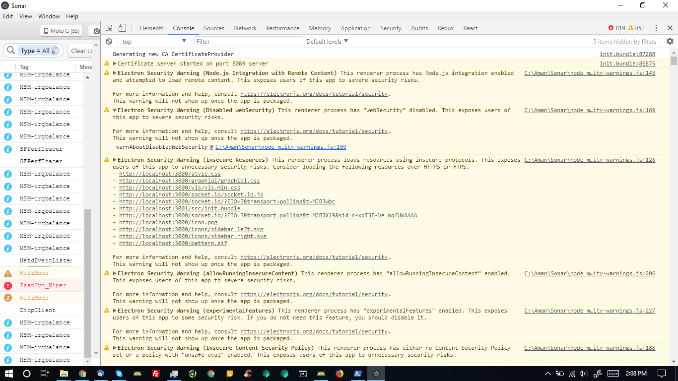 Openssl implementations creating .srl in wrong location (Permission Denied)  · Issue #101 · facebook/flipper