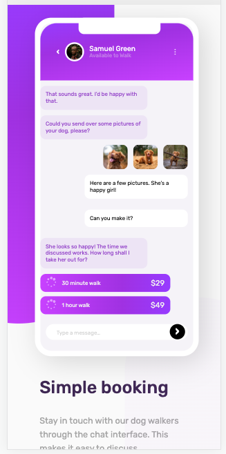 GitHub - parvathyvd/css-chat-illustration-frontendmentor: A css project ...