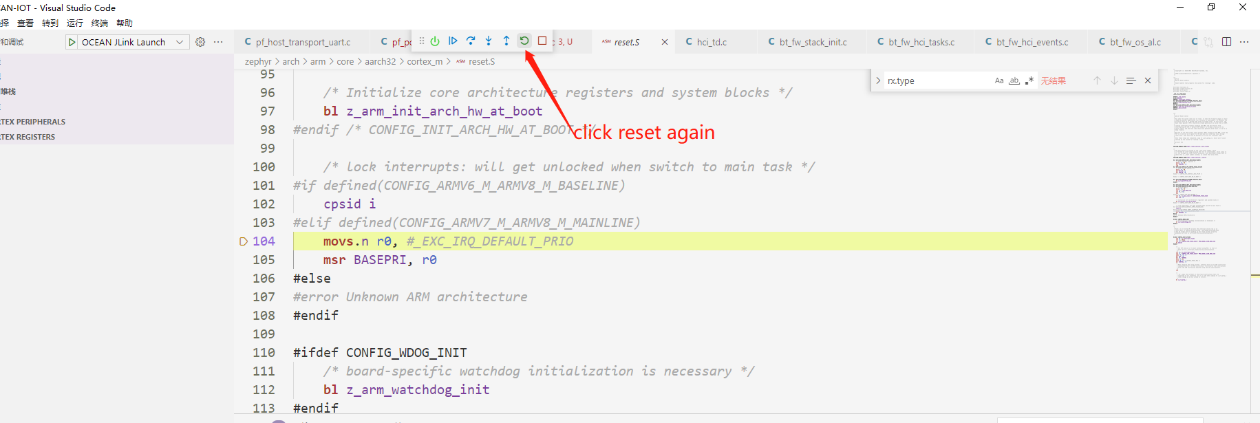 reset exception · Issue #570 · Marus/cortex-debug · GitHub
