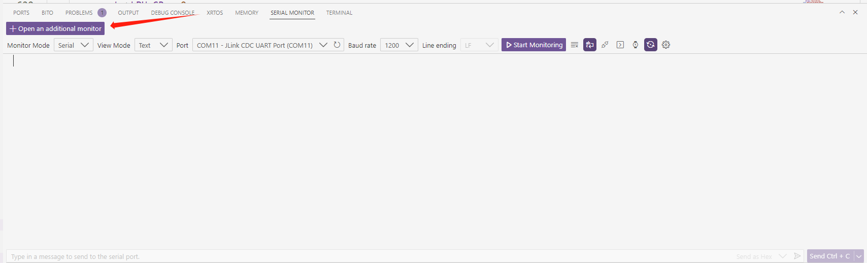 The second and third serial port windows can only be opened under the