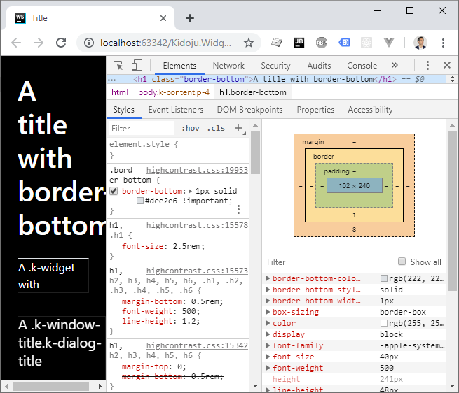 Inconsistent borders with bootstrap themes · Issue #787 · telerik/kendo ...
