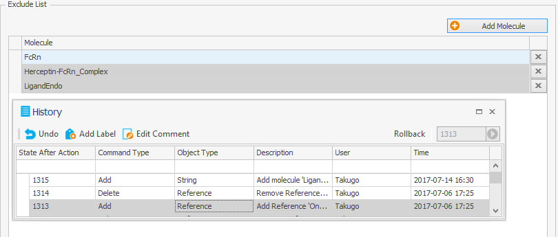 Roll back function does not work for Exclude list in Passive ...