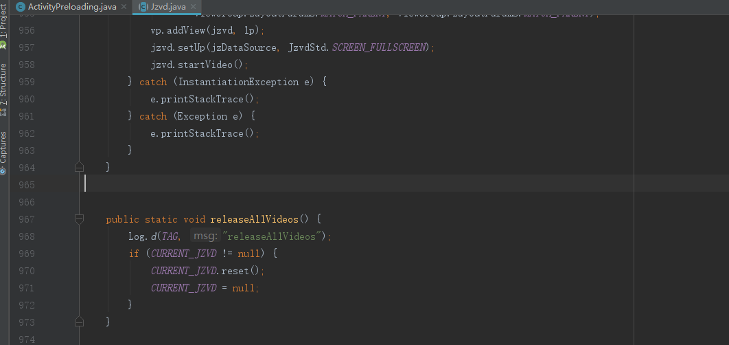 Jzvd.releaseAllVideos() · Issue #2473 · lipangit/JiaoZiVideoPlayer · GitHub