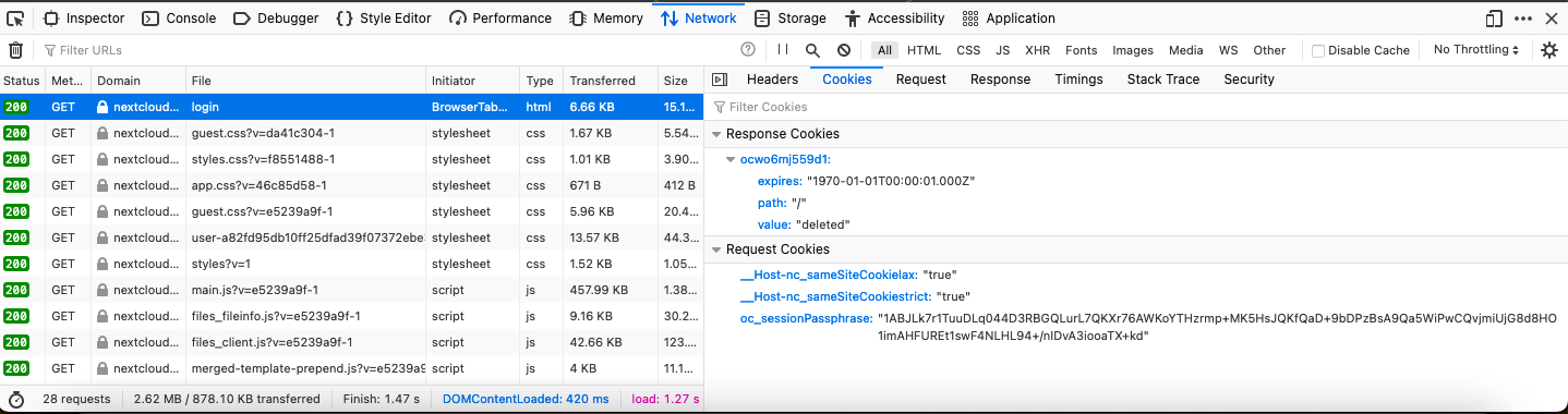 Cannot login and expired cookie · Issue #25328 · nextcloud/server · GitHub