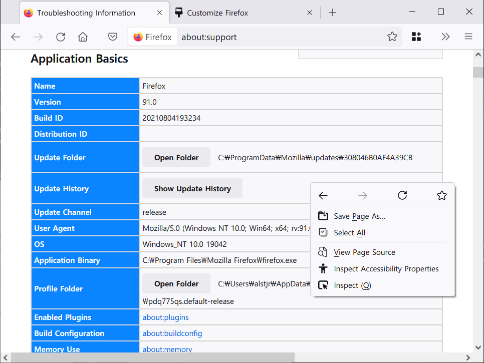 Mis-aligned context menu icons after installing the theme on Firefox 91 ...