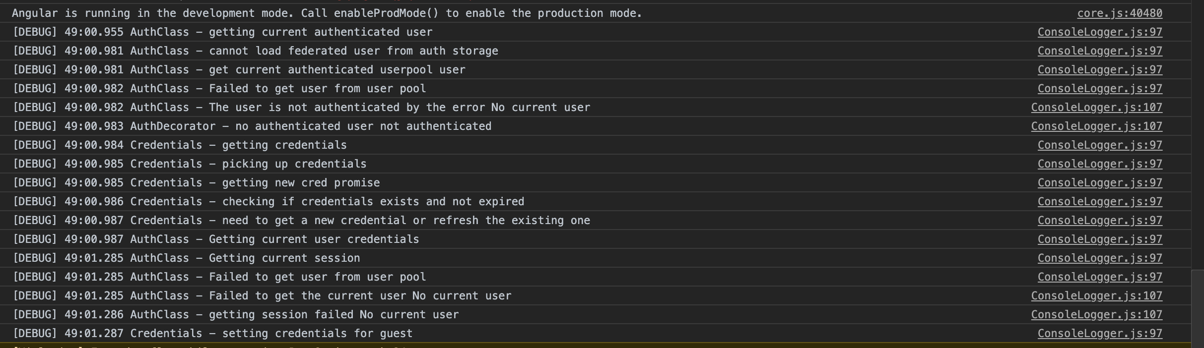 Modular import of storage is not working as expected, Angular app ...