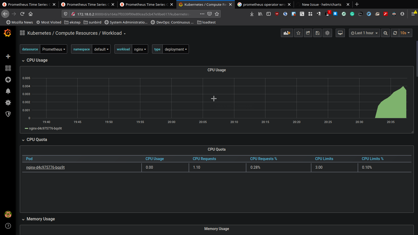 [stable/prometheusoperator] wrong metrics for cpu limit in workload on