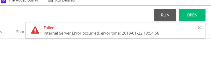 Workspace service will not start: Internal Server Error · Issue #4727 ...