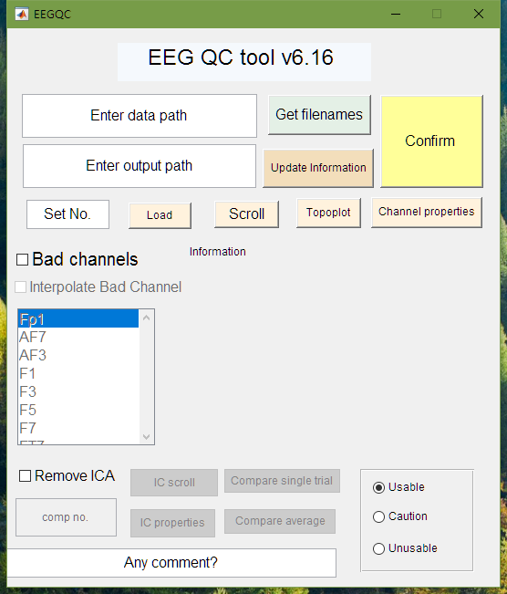 GitHub - zh1peng/EEGQC_GUI: Just try to make manual/visual QC on EEG ...